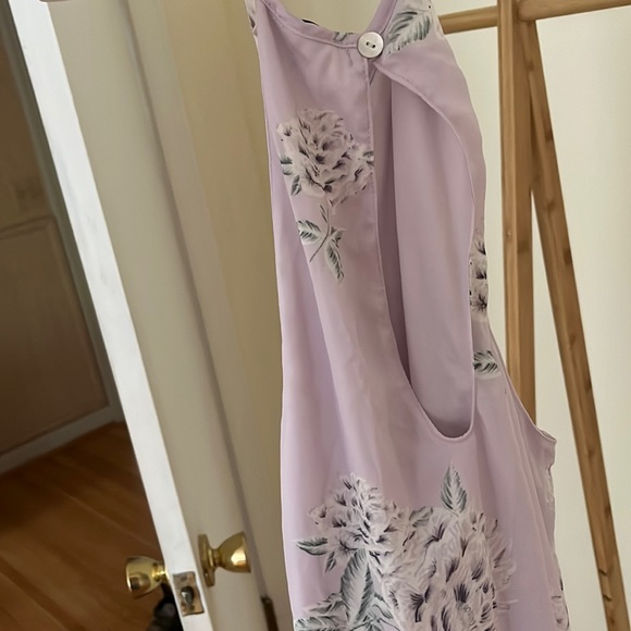 NWT Show Me Your MuMu Lilac Floral Gomez Mini Dress - Picture 4 of 9